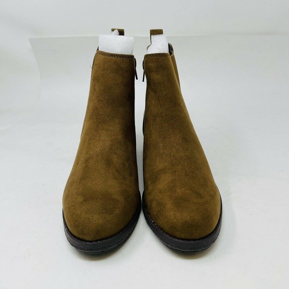 New Style & Co Womans Gladyyf Ankle Booties Size 7M Brown Vegan NIB - Picture 4 of 8